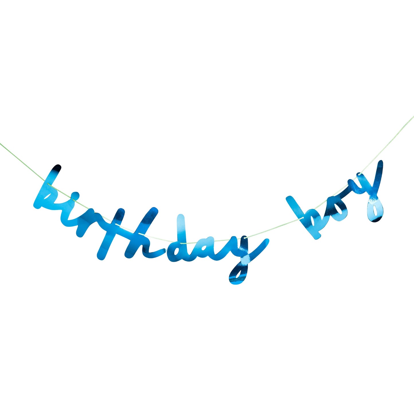 Blue 'Birthday Boy' Card Banner 2m