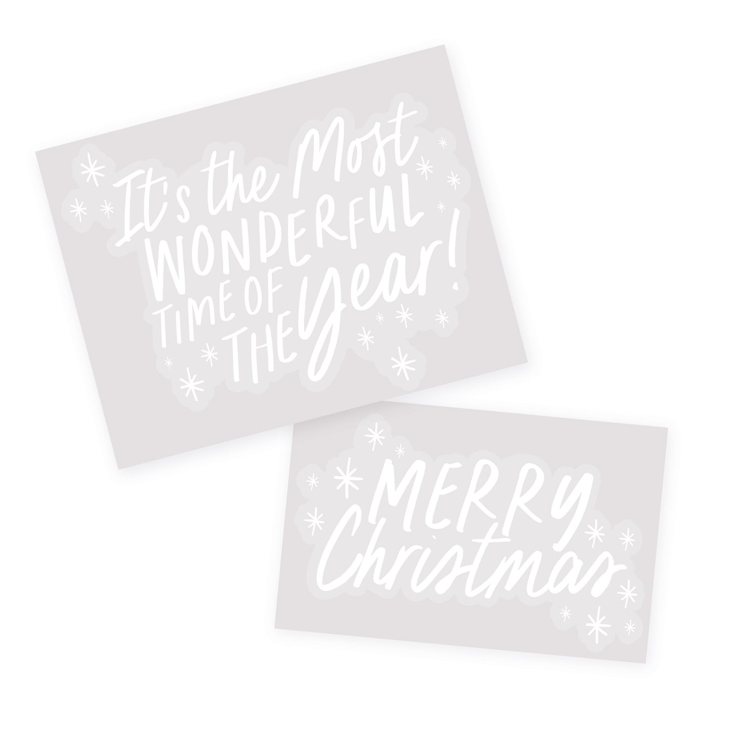Festive Window Clings - Pack of 2