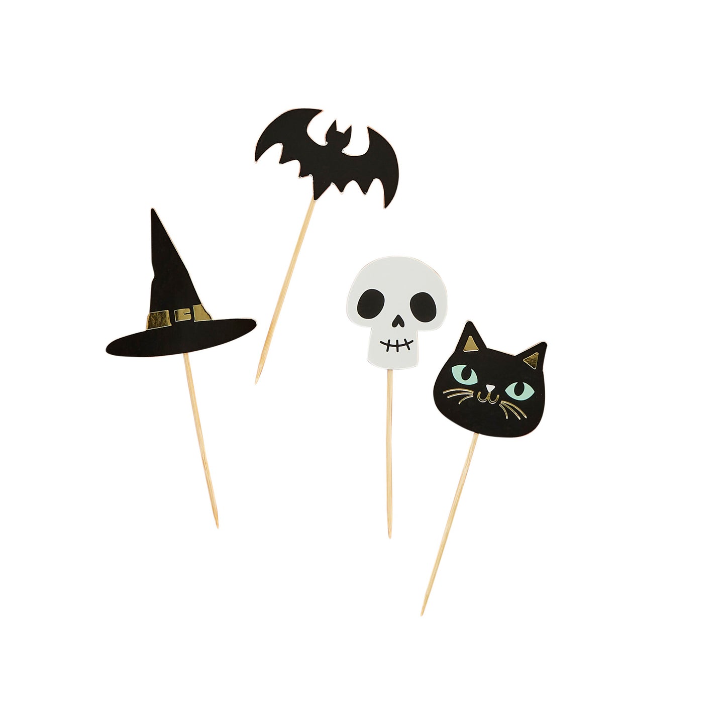 Halloween Character Food Picks - Pack of 12