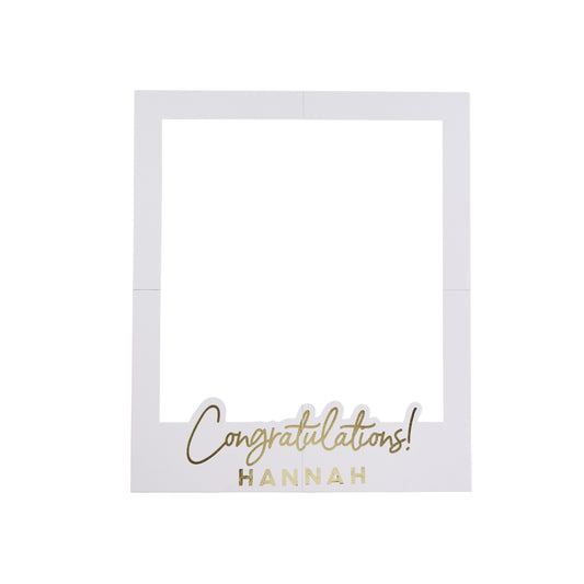 CUSTOMISABLE PHOTO FRAME CONGRATULATIONS