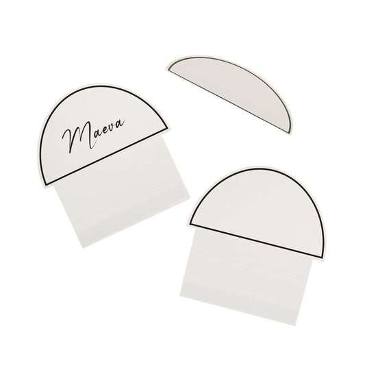 Monochrome Arch Place Cards - Pack of 10