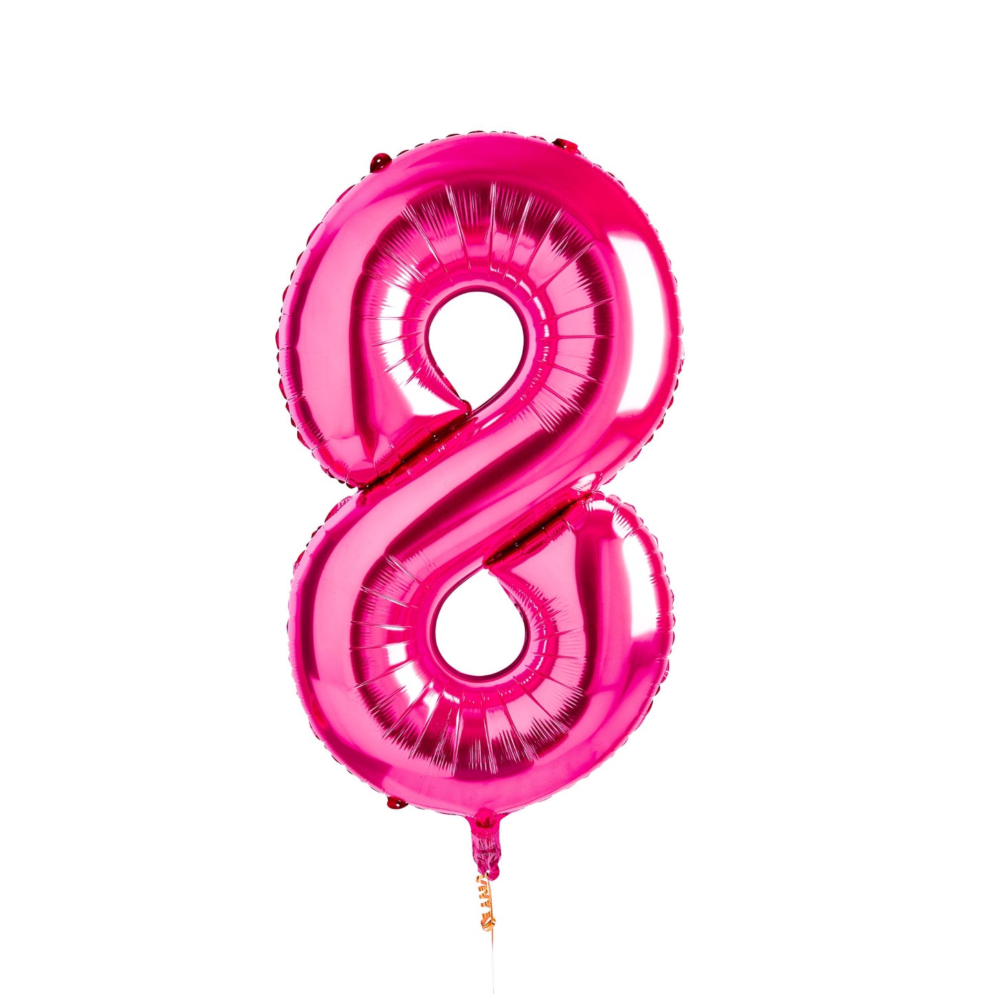 Hot Pink Number '8' Foil 34" Balloon