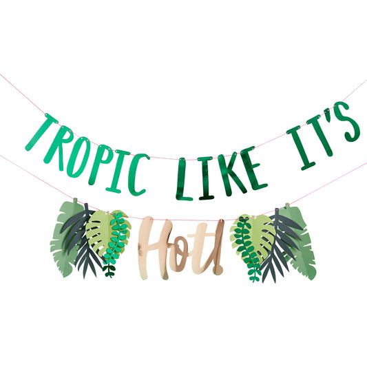 Tropic Like It's Hot Card Banner 2m