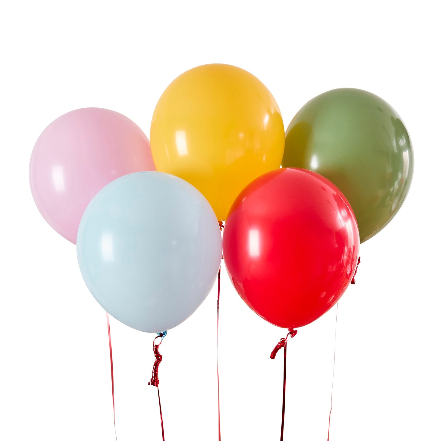 Rainbow Circus Latex 12" Balloons - Pack of 5
