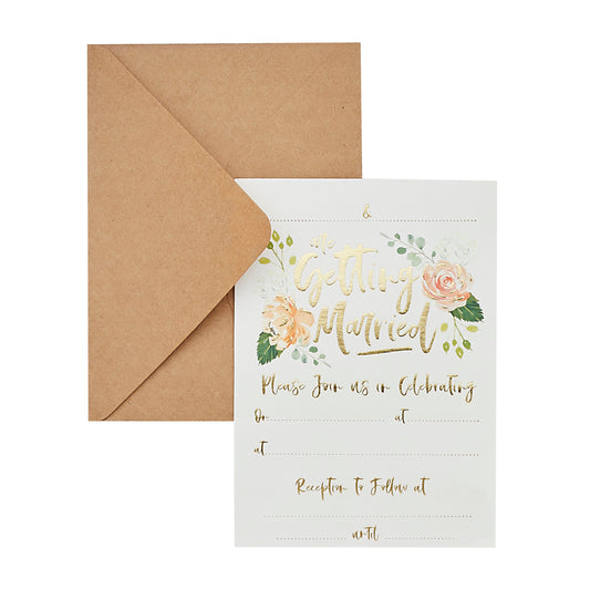 Day Invitations & Envelopes 25 Pack