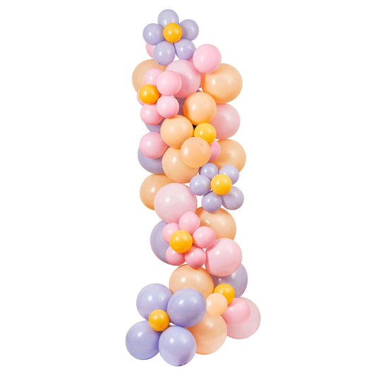 Flower Power Balloon Arch Kit - Pack of 60