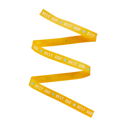 'Best Dad'  Ribbon 5m