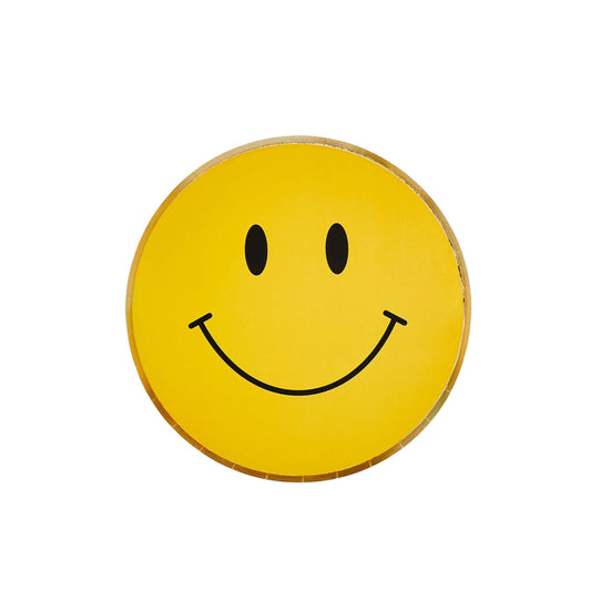 Smiley Paper Plates - Pack of 8