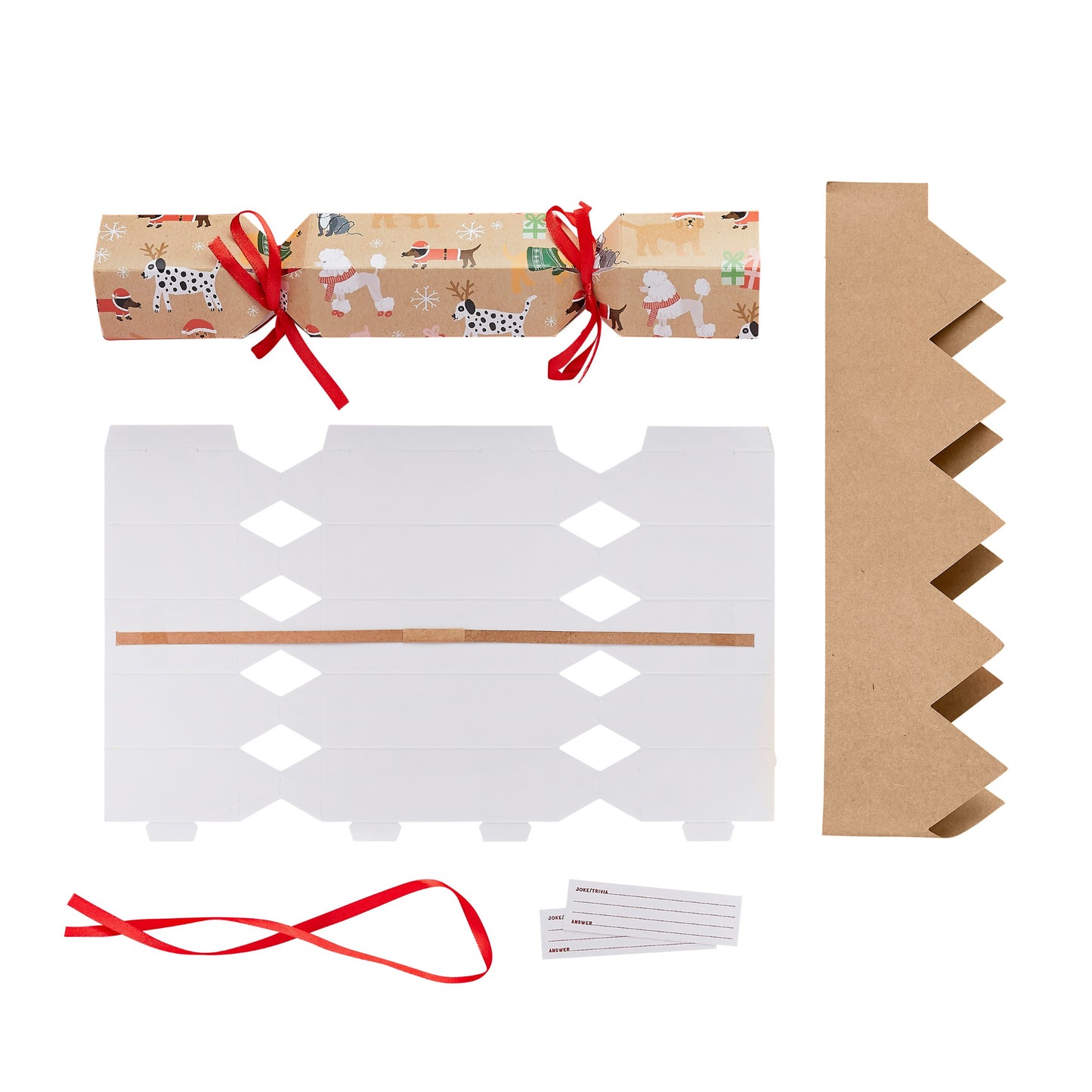 DIY Santa Paws Cracker Kit - Pack of 6