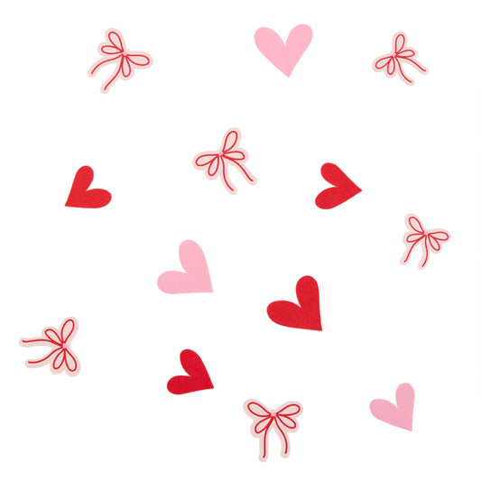 Bow and Heart Table Scatter 14g