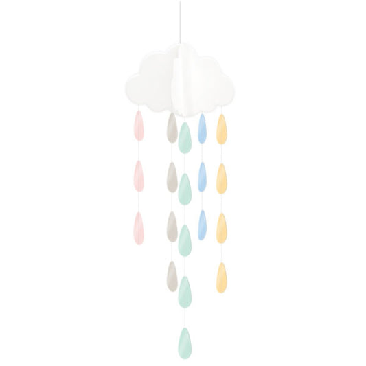 BABY HANGING CLOUD DECORATION 2PK