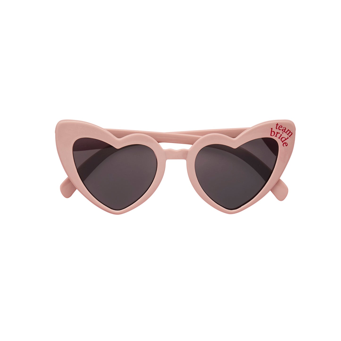 Pink Team Bride Heart Glasses  - Pack of 5