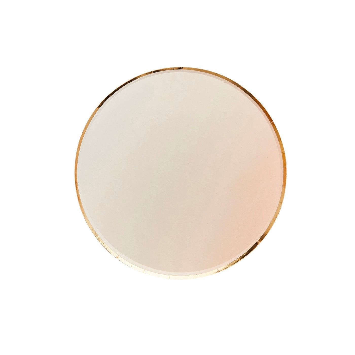 Gold & Peach Ombre Paper Plates - Pack of 8