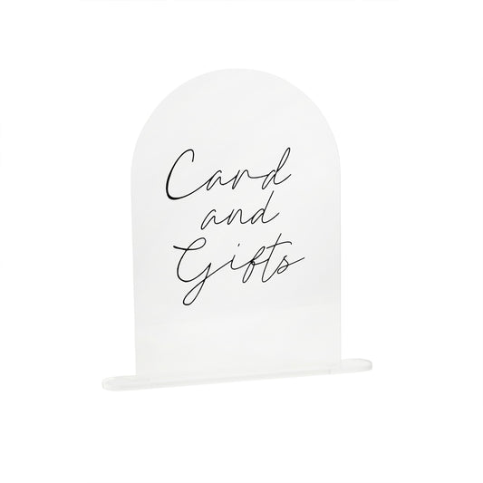 Cards & Gifts Acrylic Sign