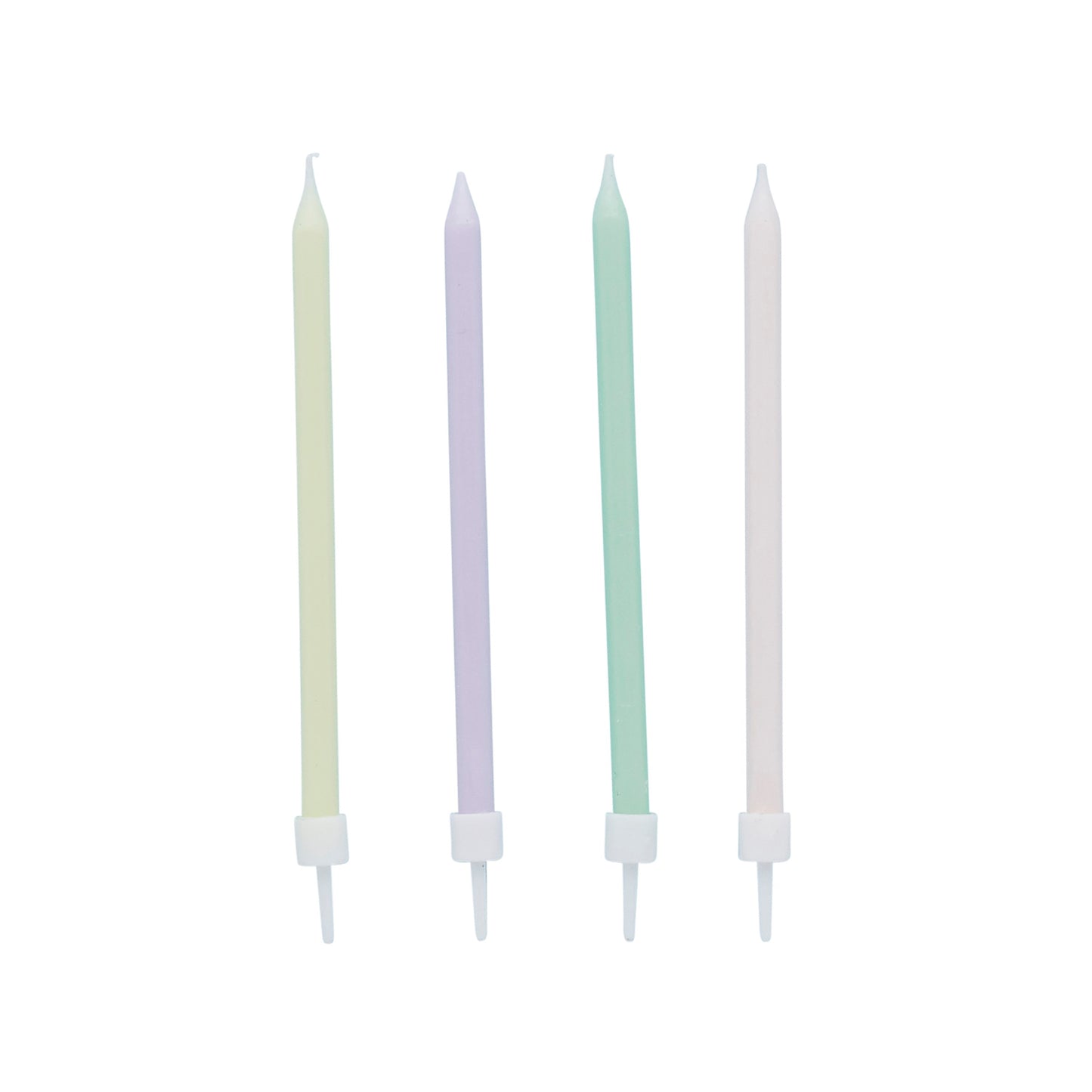 Pastel Skinny Candles - Pack of 12