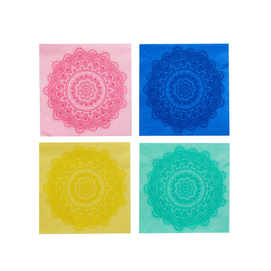 Mandala Paper Napkins -Pack of 16