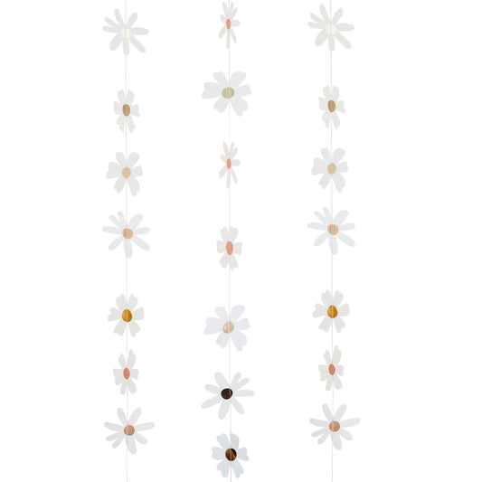 Daisy Card Hanging Decoration 5m