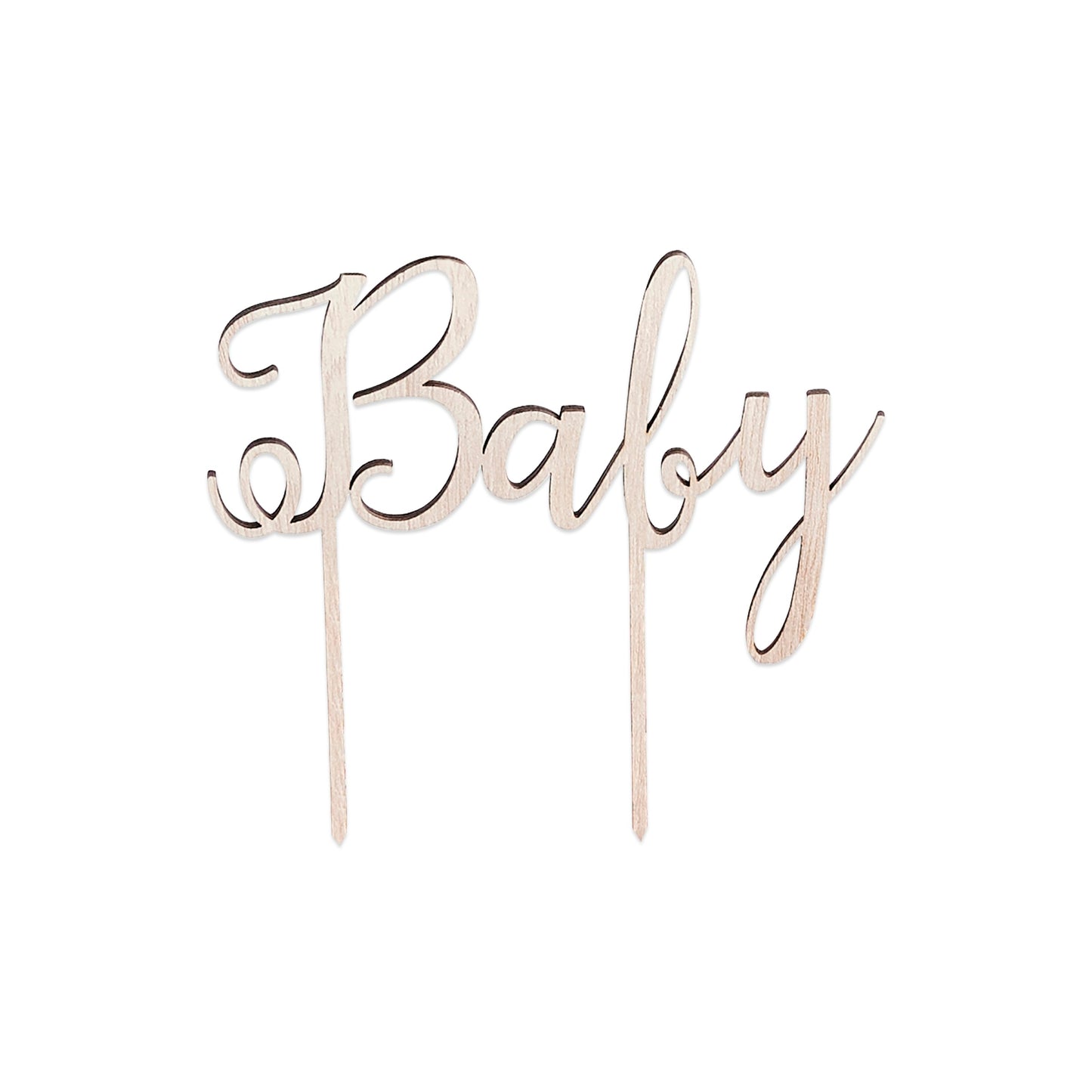 Baby Wooden Cake Topper