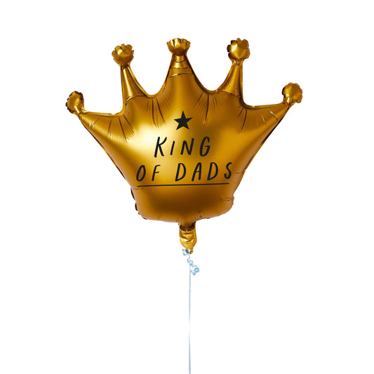 Gold Crown 'King Of Dads' 35'' Foil Balloon