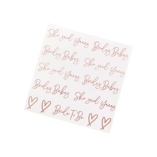 She Said Yaaas Temporary Tattoo Sheets - Pack of 2