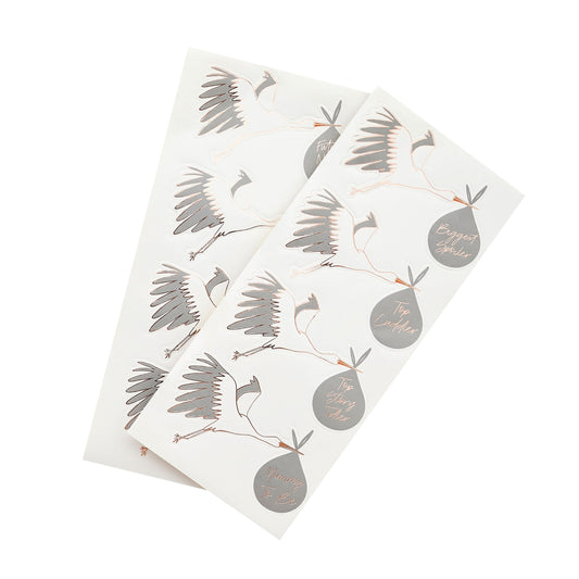 Stork Stickers - Pack of 2