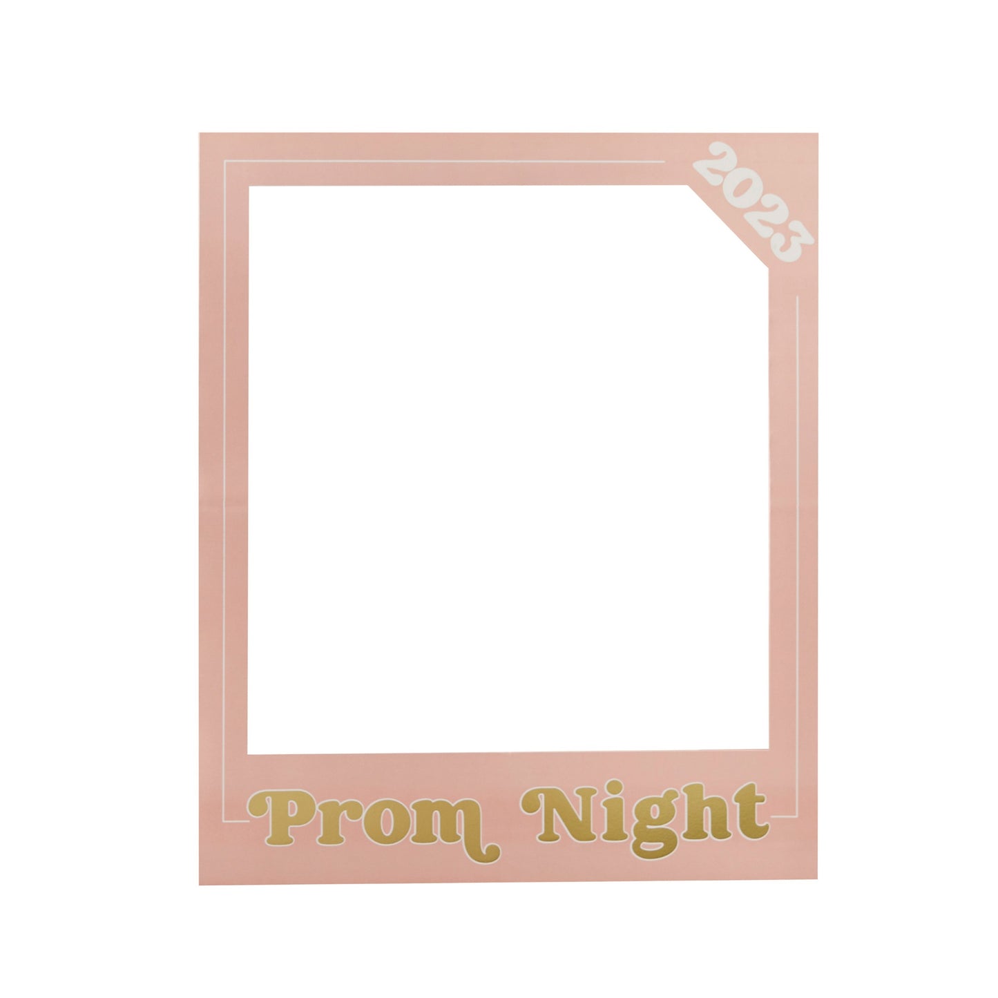 Prom Photo Frame & Year Sticker Sheet
