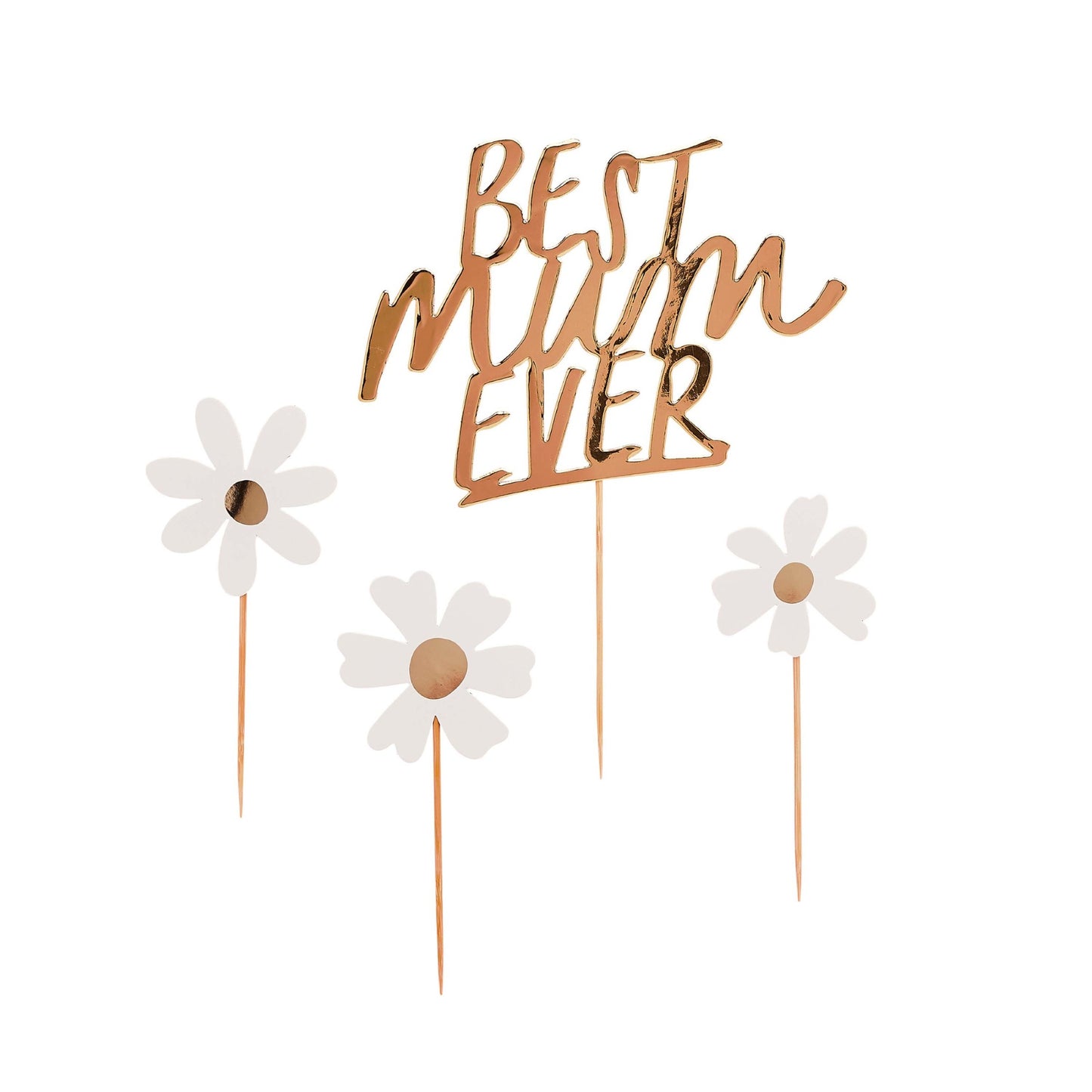 Daisy 'Best Mum Ever' Cake Topper