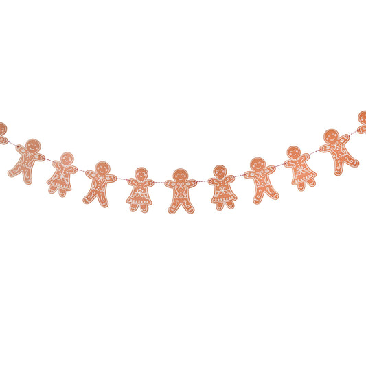 Gingerbread Friends Card Garland 2m