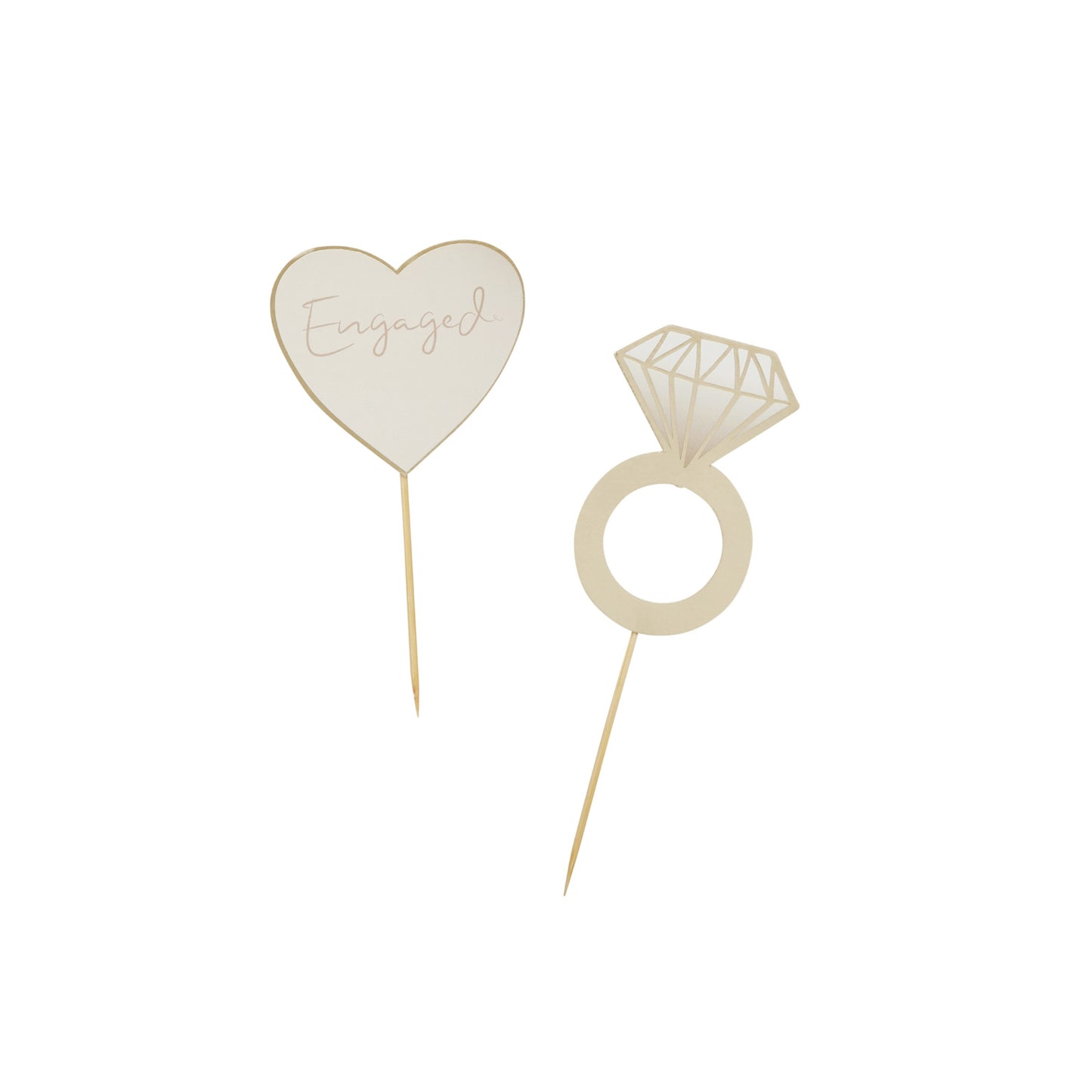 Engaged Food Picks - Pack of 12