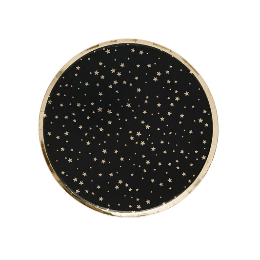 Gold Star Paper Plates - Pack of 8