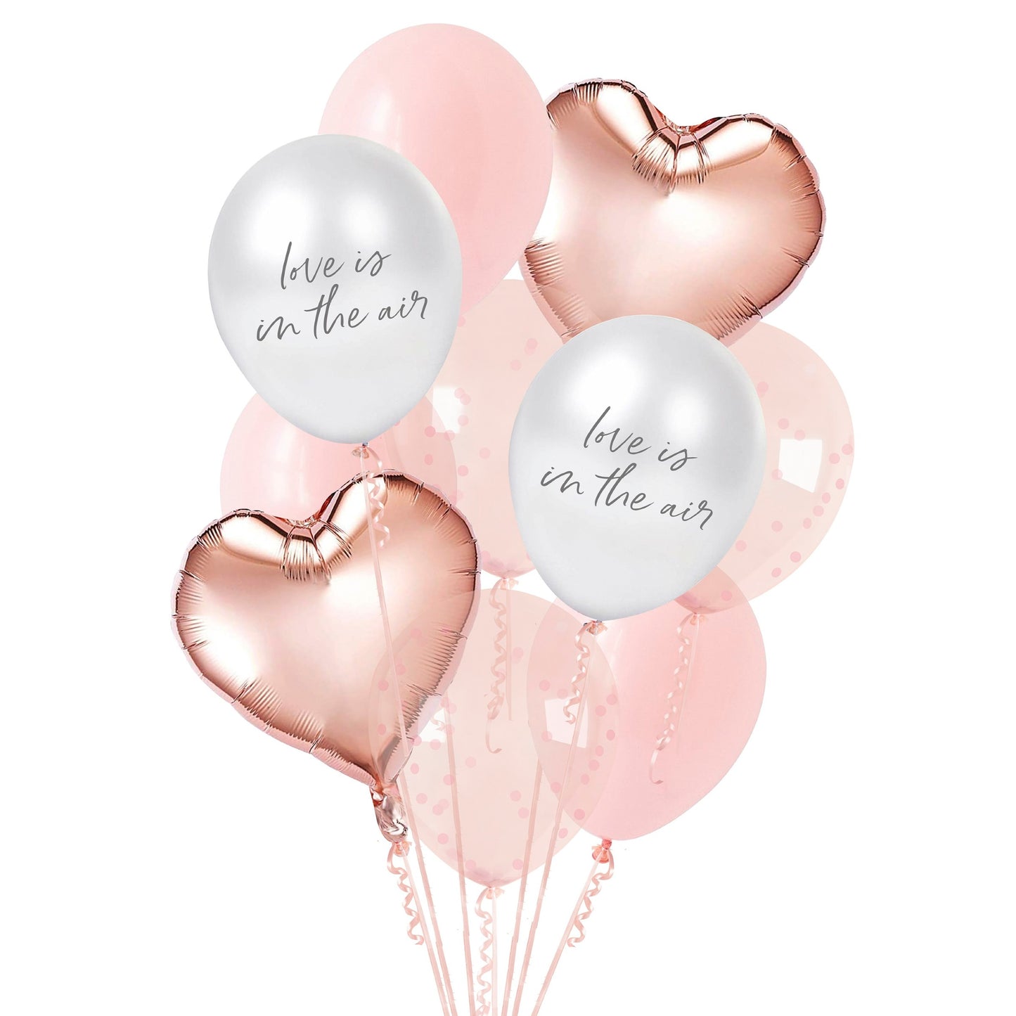 Valentine Latex & Foil Balloon Bundle - Pack of 12