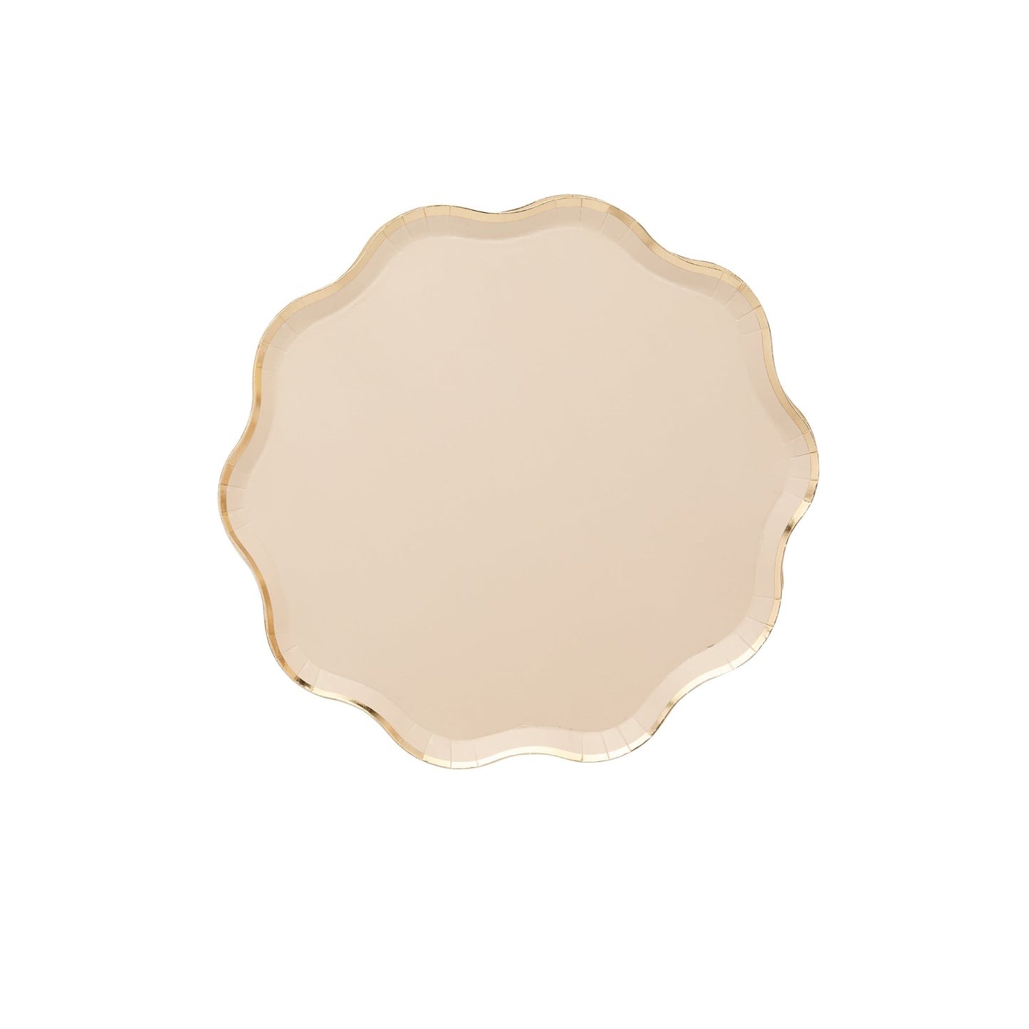 Champagne Paper Plates - Pack of 8
