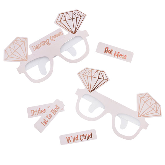 Hen Party Card Glasses - Pack of 10