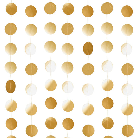 GOLD CIRCLE CARD BACKDROP 20M