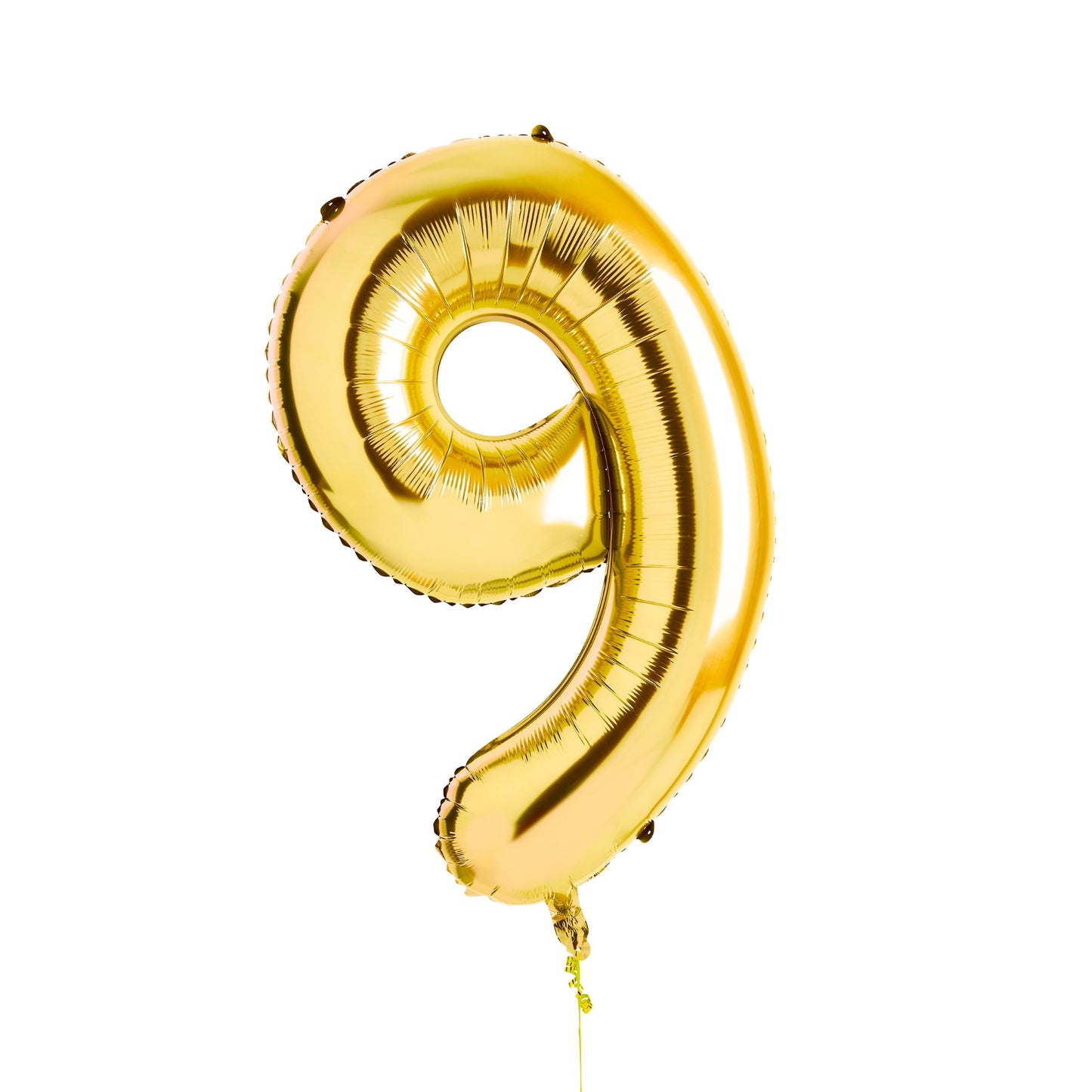 Gold Number '9' Foil 34" Balloon