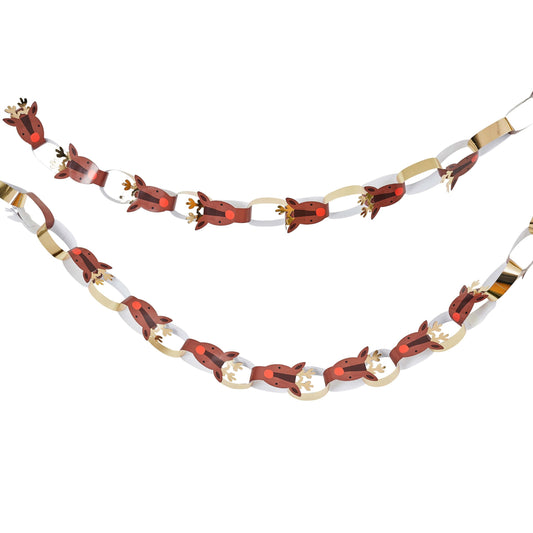Reindeer Paper Chain - Pack of 40