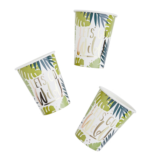 Tropic Paper Cups - Pack of 10