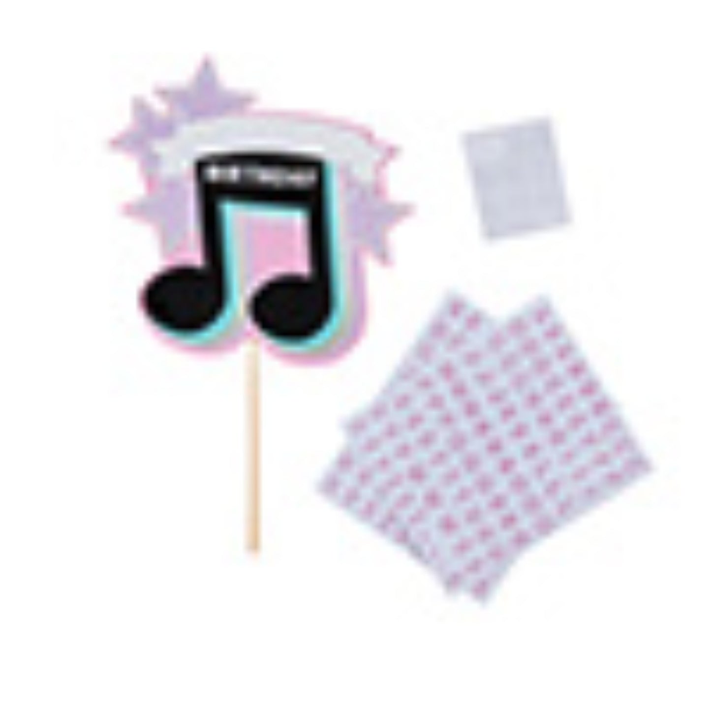 CUSTOMISABLE CAKE TOPPER MUSICAL NOTE