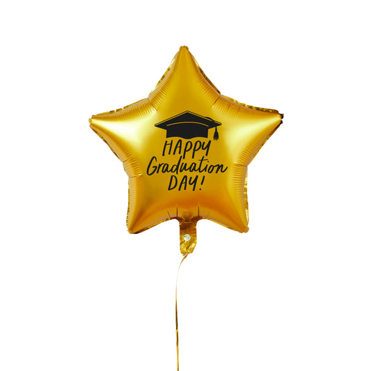 Gold 'Happy Graduation' 18" Foil Balloon