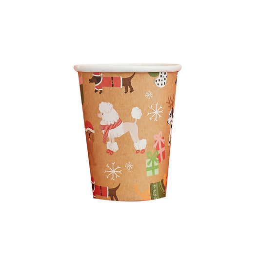 Santa Paws Paper Cups - Pack of 8