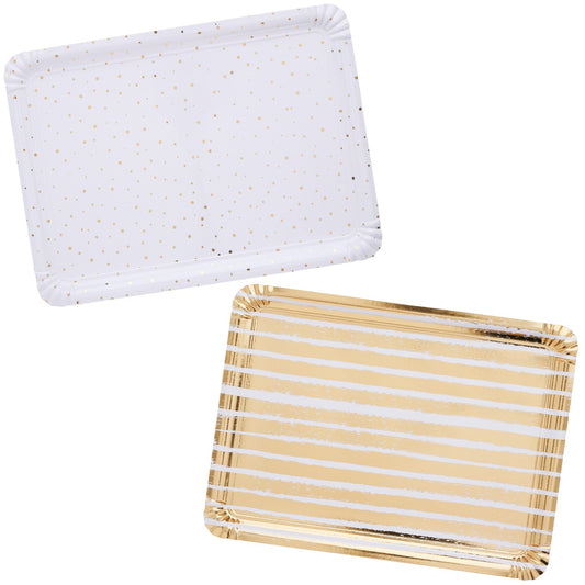 Gold Paper Trays - Pack of 4
