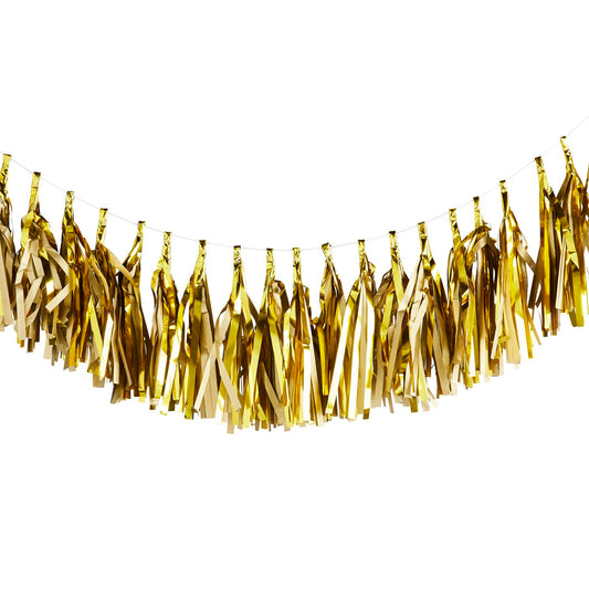 Gold Tassel Garland 2m