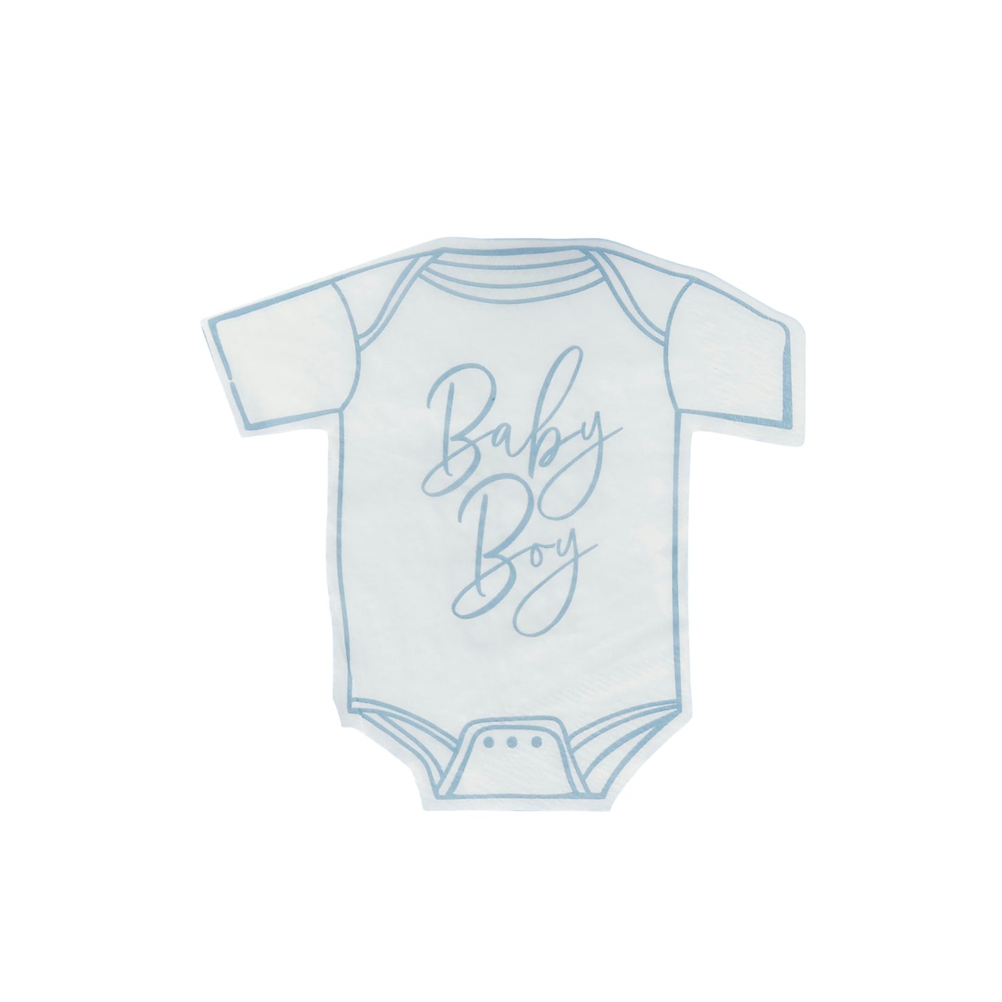 NAPKINS BABYGROW BLUE 16PK