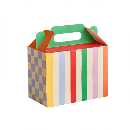 Playful Brights Card Lunch Boxes - Pack of 6