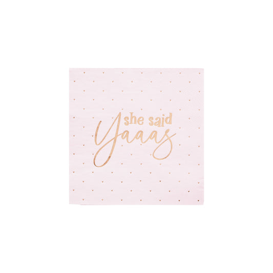 She Said Yaaas Paper Napkins - Pack of 16