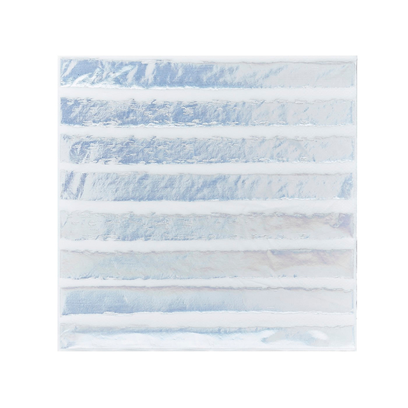 Iridescent Striped Paper Napkins - Pack of 16