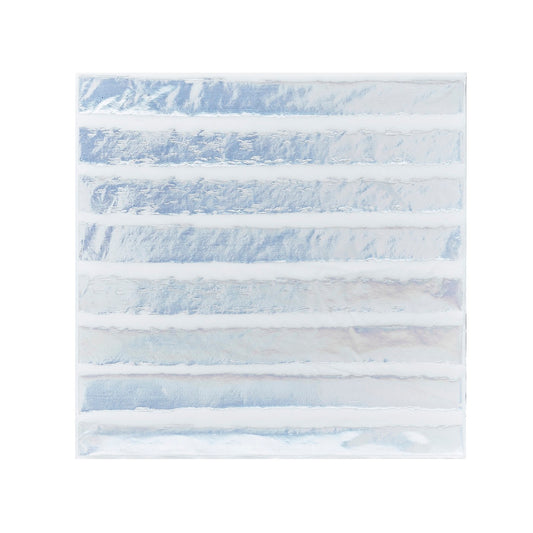 Iridescent Striped Paper Napkins - Pack of 16