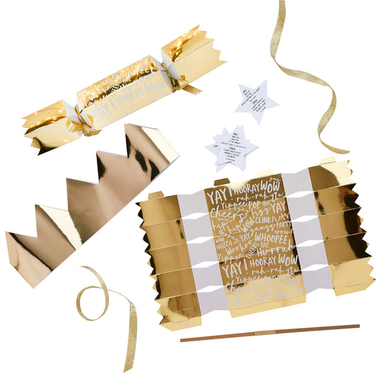 Gold Core Christmas DIY Cracker - Pack of 6