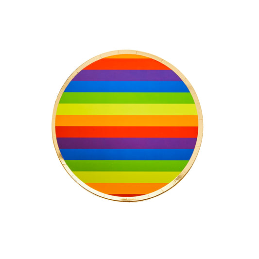 Rainbow Paper Plates - Pack of 8