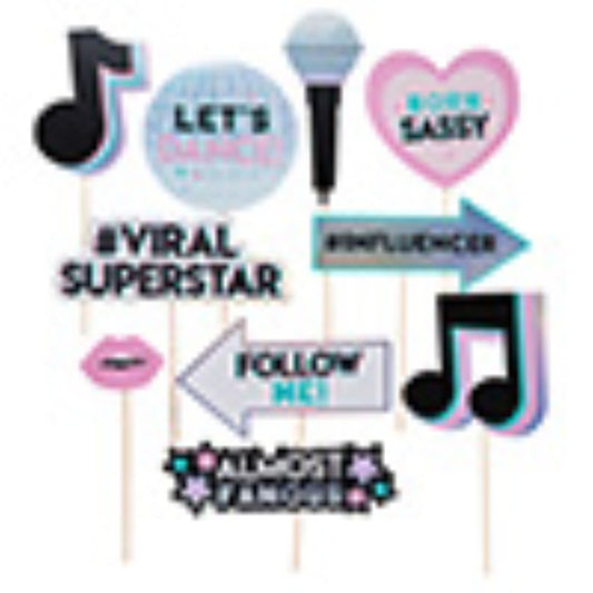 PHOTO PROPS LET'S DANCE 10PK